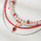 Cute Strawberry Bead Necklace Set with Multi Layer-Red necklace 4