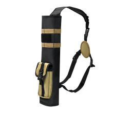Archery Quivers Two Pack Adjustable Arrow Quiver Holder Shoulder Hanged Quiver Bags Khaki for Target Shooting