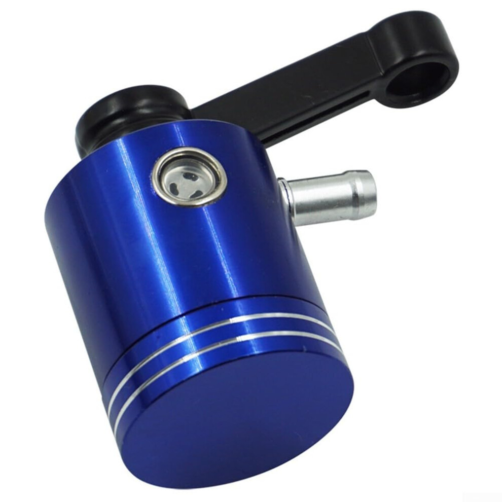 Motorcycle Brake Reservoir Aluminum Alloy Direct Push Type Hydraulic Oil Cup Replacement For Most Motorcycles Blue 9105992553259