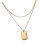 Collier en cuivre robuste avec longueur réglable et charme-05 1