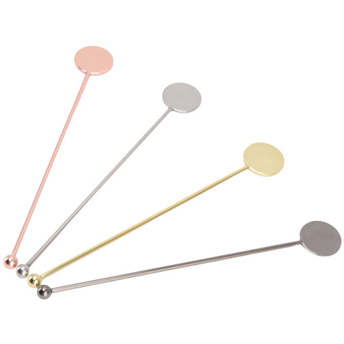 stücke Edelstahl Cocktail Schichtung Stick Kaffee 1