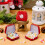 5pcs Decorative Christmas Sweet Case Snacks Box for-Type D 5