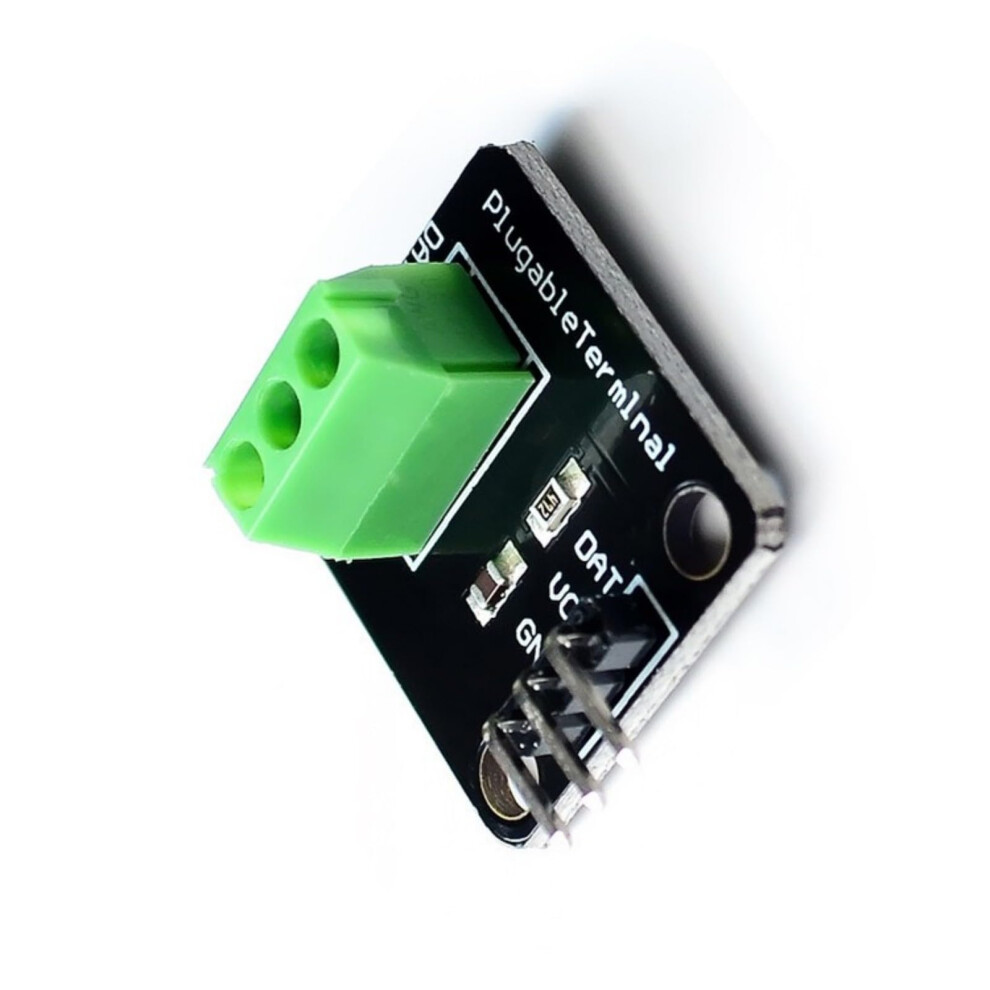 Adapter Board Kits For GPIO Interfaces No Resistors Required 12Bit Temp Reading Accuracy Sensor Module Cable