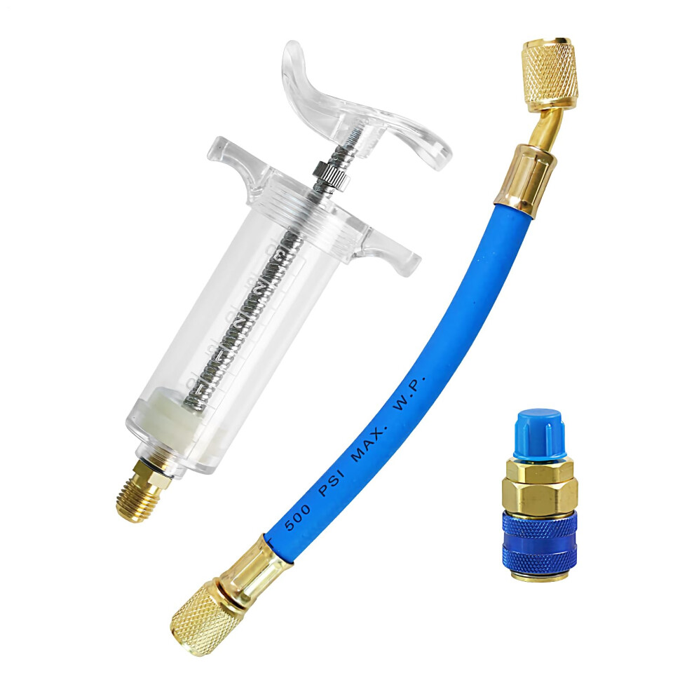 Car Ac Oil Injector Precision Refrigeration Oil Filler Leakproof Refrigeration Liquid Injector For Marine, Truck, Rv, Car 9339159523940