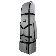 Golf Travel Bags for Airlines, Heavy Duty Aviation Bag With Wheels, Folding Luggage Case, Grey