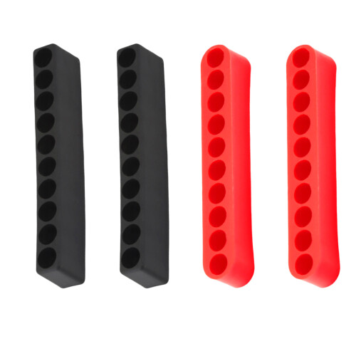 10 Slot Drill Bit Holder Organizer Tool Storage Strips for 1/4