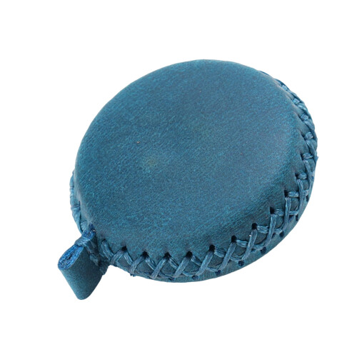 Traditional Leather Tiny Tape Measure High Accuracy-Blue