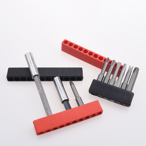 10 Slot Drill Bit Holder Organizer Tool Storage Strips for 1/4 1