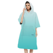 Toalha Poncho Surf com Capuz, Absorvente e de Secagem Rápida, Dupla Face em Fleece, Ideal para Praia e Natação, Vestiário Portátil com Design