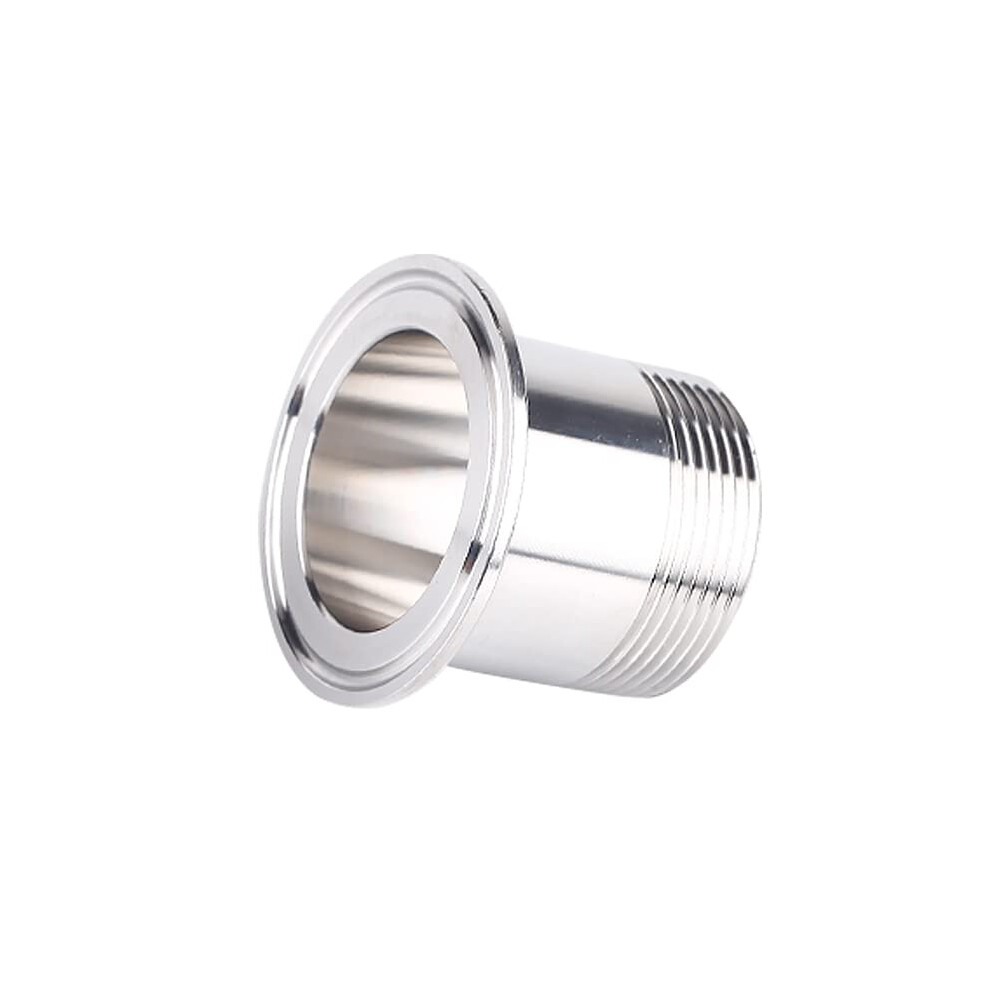 Tri Clamp Sanitary Fitting 304 Stainless Steel Bsp Male X Ferrule O/D 50.5Mm 64Mm 77.5Mm Dn15 9323874261287