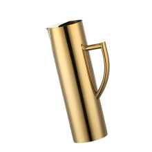 Large Water Pitcher Stainless Steel Water Jugs-Gold 2000ML