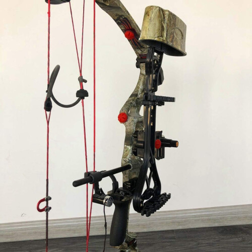 Archery Quiver For Compound Bow 6Arrow Capacity Black Camouflage 2