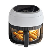 5L Digital Air Fryer Transparent Multifunction Oven Cooker 1200W Oil Free