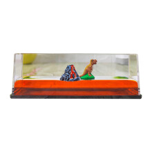 Stressabbauende Dekoration mit schwebenden Wellen, Flüssigwellen-Tischspielzeug, unsinkbares Schiff, maritime Acryl-Ornament für Schreibtisch oder
