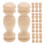 20Pcs Unfinished Wooden Baluster Spindles For Diy Projects 2.36In 1