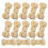 20 Unidades Accesorios Vía Férrea Plástico Clips Rieles Miniatura 11