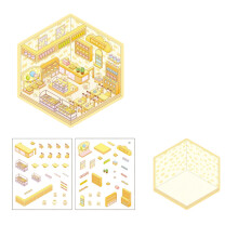 125x150mm Crystal Paradisiacal Sticker For-Bearing Workshop