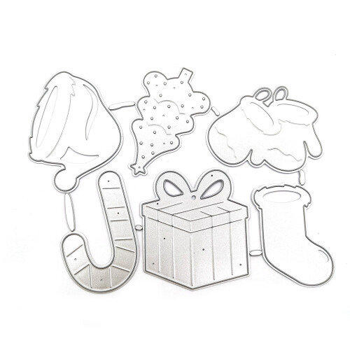 Christmas Stocking Tree Metal Cutting Dies Stencil DIY
