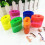 4PCS Handheld Double Hole Sharpeners Bright Color Lightweight-A 5
