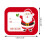Étiquettes autocollantes joyeux noël avec nom inscriptible,-M3 4