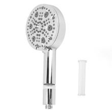Luxe douchekop met modern design, meerdere straalstanden waaronder regen en massage, handdouche met hoge druk, eenvoudige installatie, matzwart,