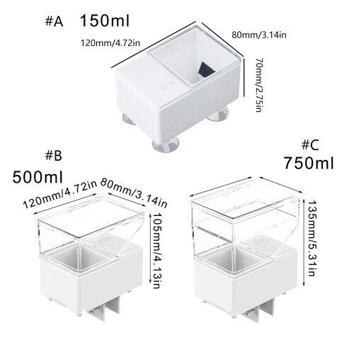 Fishtank Automatic Feeder Fish Feeder Automatic Dispenser-750ml 2