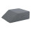 Knee Pillow for Back Sleeping, Bed Wedge Pillow for Sleeping, Soft Breathable Foot Support, Dark Gray 1