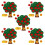 5 Sets Montessori Wiskunde Speelgoed: Appelboom Met 1