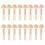 50 Set Mollette In Legno E – Mollette Piatte 65mm 1