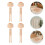 50 Set Mollette In Legno E – Mollette Piatte 65mm 10