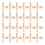 50 Set Mollette In Legno E – Mollette Piatte 65mm 11