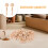 50 Set Mollette In Legno E – Mollette Piatte 65mm 9