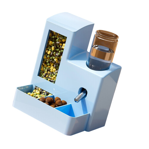 Durable Automatic Water Feeder For Small Pet Food Dish-80 Blue