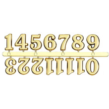 Unique Clock Making Accessories with Roman and-2CM Golden Aji