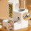 Durable Automatic Water Feeder For Small Pet Food Dish-80 Blue 6