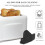 2Pcs Universal Para De Pão Aço Inoxidável 9