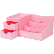 Eleganter Make-up-Organizer mit tiefen Schubladen, wasserabweisend und abwaschbar, perfekt für ein aufgeräumtes Zuhause oder Büro.