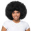Afro Peruca Encaracolada Curta Sintético Resistente 10