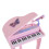 Homcom HOMCOM 37 Key Musical Mini Piano Electrionic Keyboard Microphone Stool Pink 8