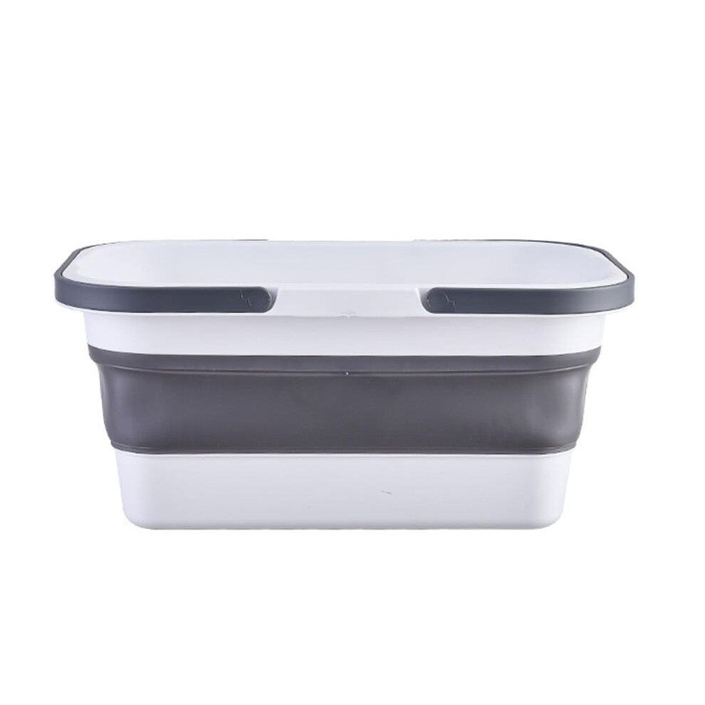 Folding Bucket Multifunctional Portable Camping And Fishing Bucket, Collapsible Plastic Household Organizer, Lightweight 9339159525005
