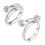 Adjustable Knitting Thimble Finger Rings Yarn Guide Finger-set 1