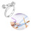 Adjustable Knitting Thimble Finger Rings Yarn Guide Finger-set 3