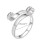 Adjustable Knitting Thimble Finger Rings Yarn Guide Finger-set 4