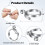 Adjustable Knitting Thimble Finger Rings Yarn Guide Finger-set 6