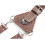 Cowhide Quiver Leather Arrow Holder Medium Size Adjustable Strap For Archery 5