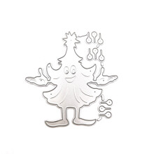 Fier arbre de noël matrices de découpe en métal, pochoir,