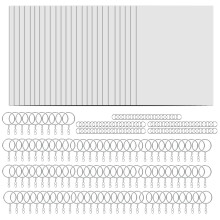 Les kits de feuilles rétractables de 225 pièces comprennent 25