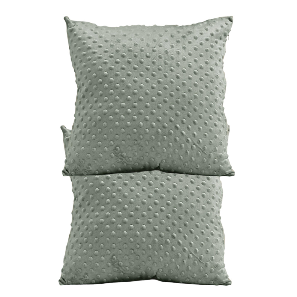 Bean Velours Pillowcase Smooth Polyester Fabric Home-Light Grey