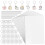 Les kits de feuilles rétractables de 225 pièces comprennent 25 2