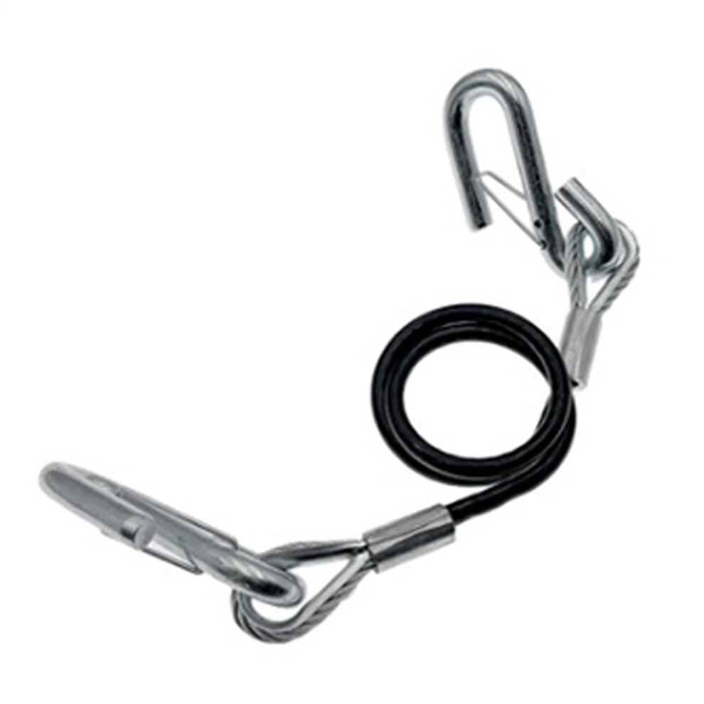 Tow Rope Steel Wire Reinforced Core 27.55 Inch Galvanized S Hook For Trailer Car Rv Automobile Load Towing 9323874262758